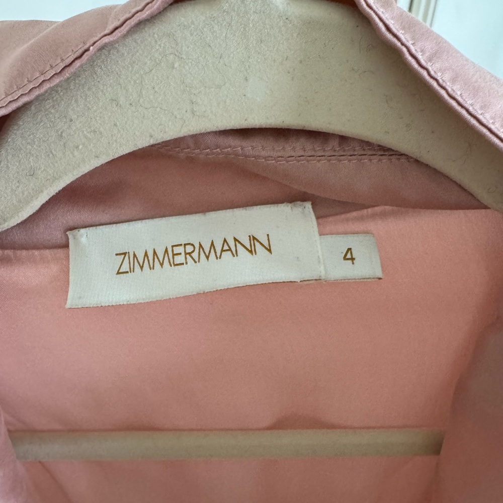 Zimmerman silk wrap mini dress - Picture 4 of 4